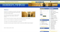 Desktop Screenshot of nordicplywood.com